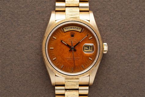 rolex day date bark dial 18078 1979|rolex watches for sale.